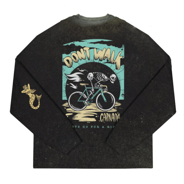 Long Sleeve Tie Dye Bike Ride