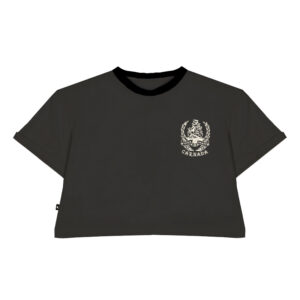 Crop Top Gris Oscuro Burn all the Boats