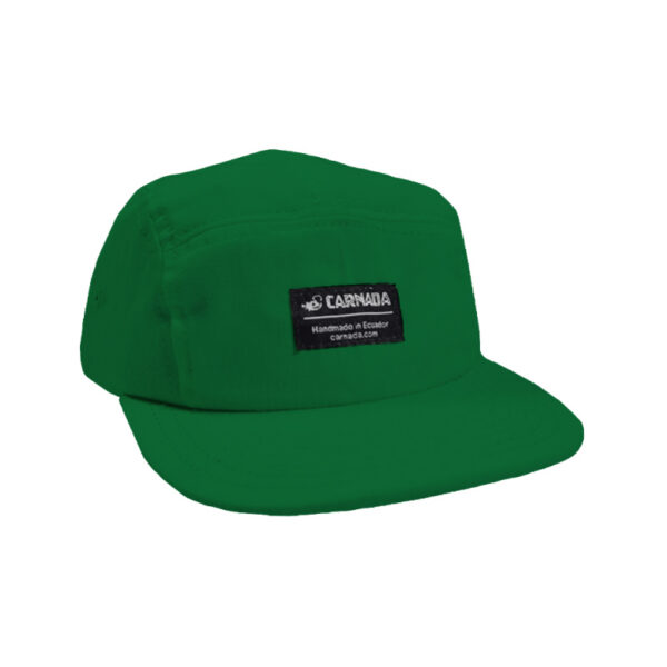 Gorra 5 paneles Clásica color Verde