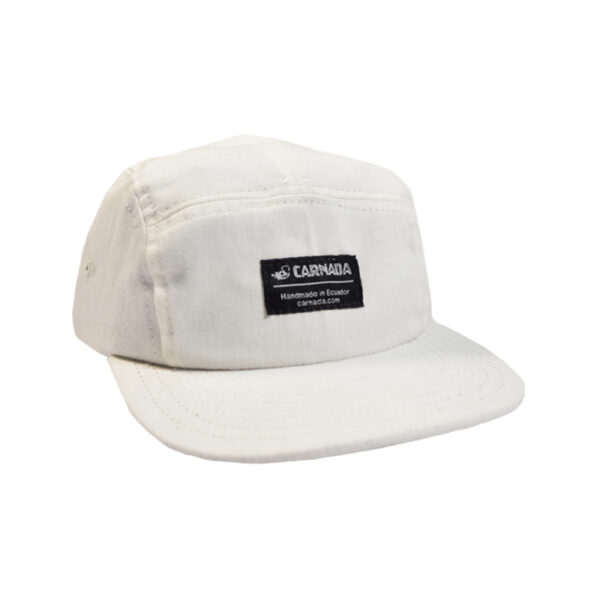 Gorra 5 paneles Clásica color Blanco