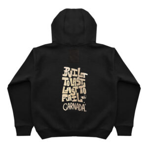 Hoodie Built to Last Negro