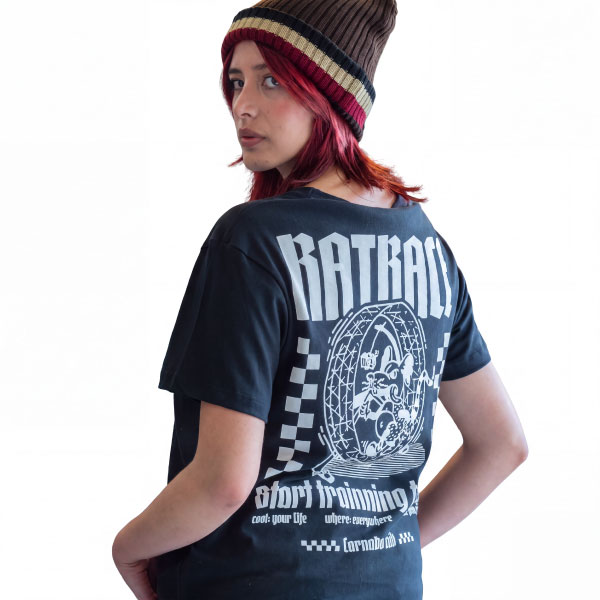 Camiseta Rat Race Negro