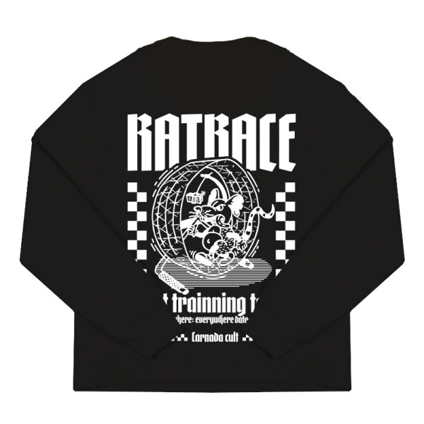 Long Sleeve Rat Race Negro