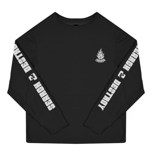 Long Sleeve Texture Search Destroy Negro