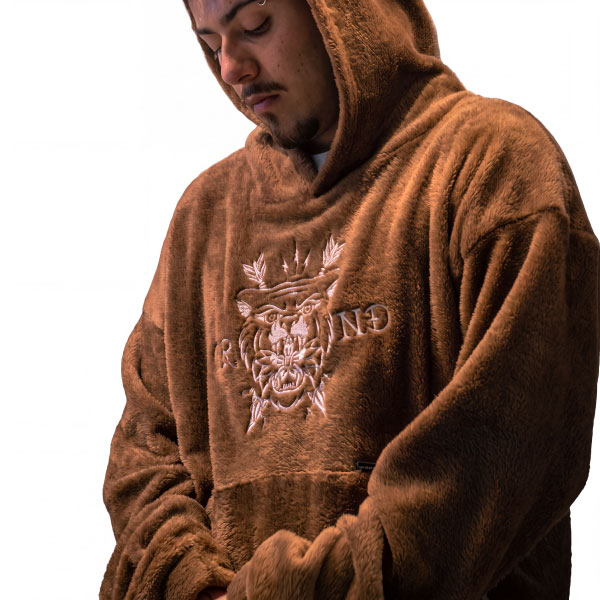 Hoodie Brown Grizzly