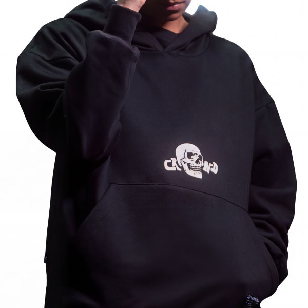 Hoodie Built to Last Negro
