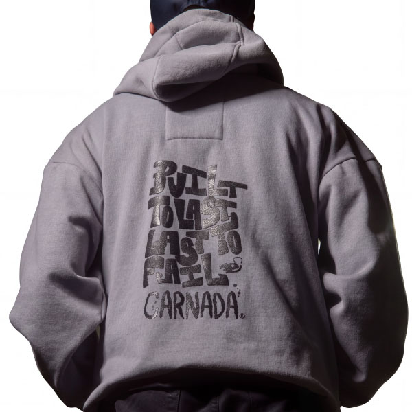 Hoodie Built to Last Gris