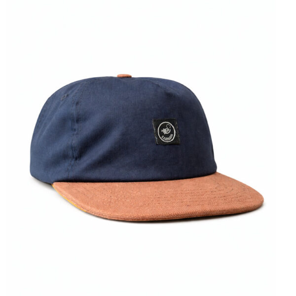 Gorra Crest Soft Strapback Inked  Azul Cafe