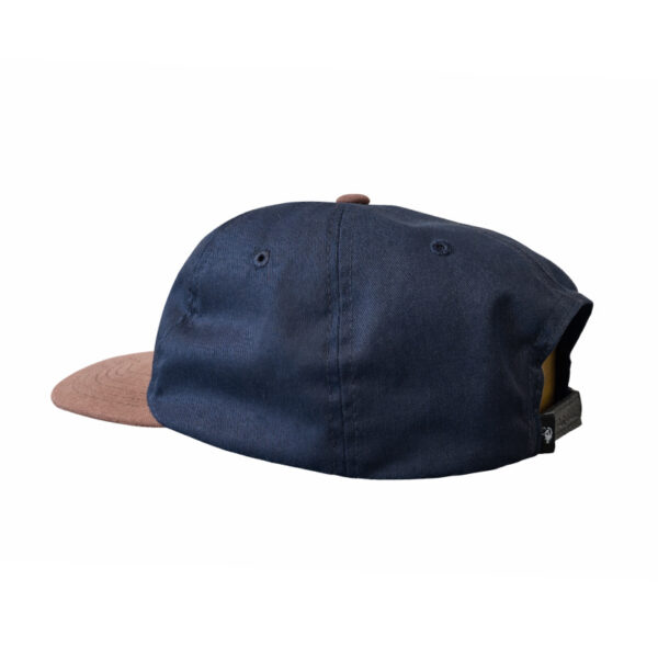 Gorra Crest Soft Strapback Inked  Azul Cafe